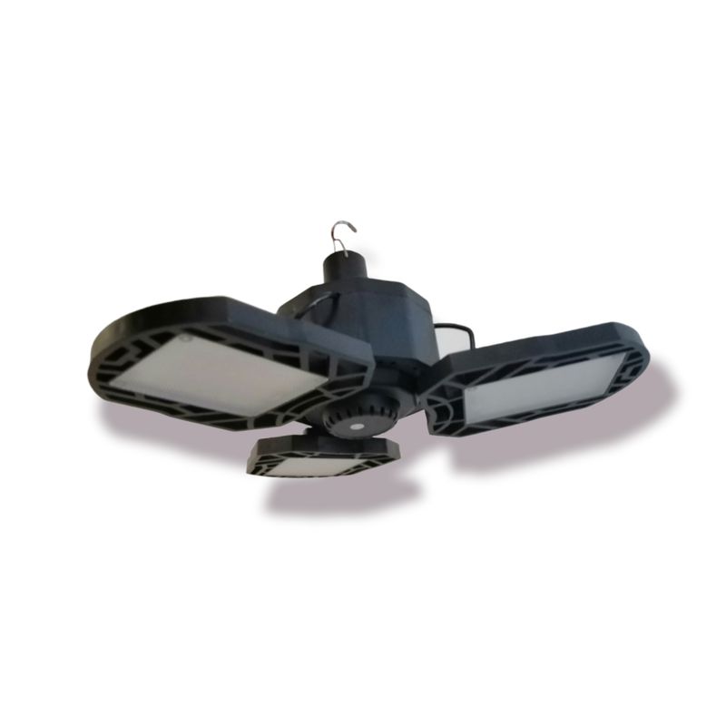 GENERICO - Lámpara LED plegable con carga Solar y carga Eléctrica para Camping