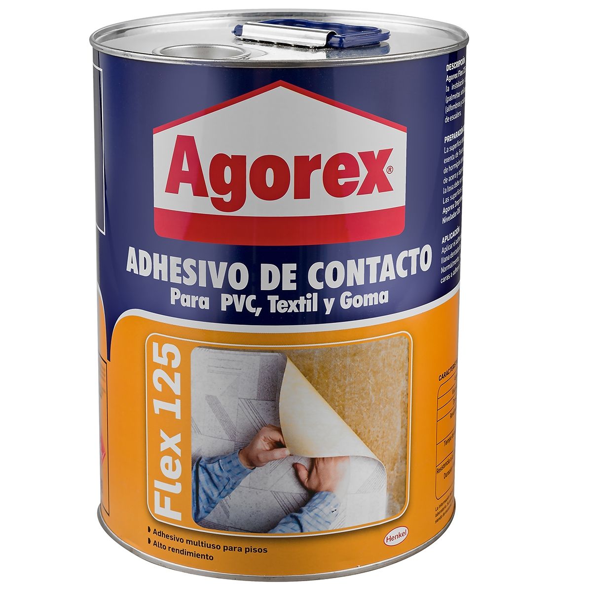 HENKEL - Pegamento Adhesivo De Contacto Agorex Flex 125 Galon