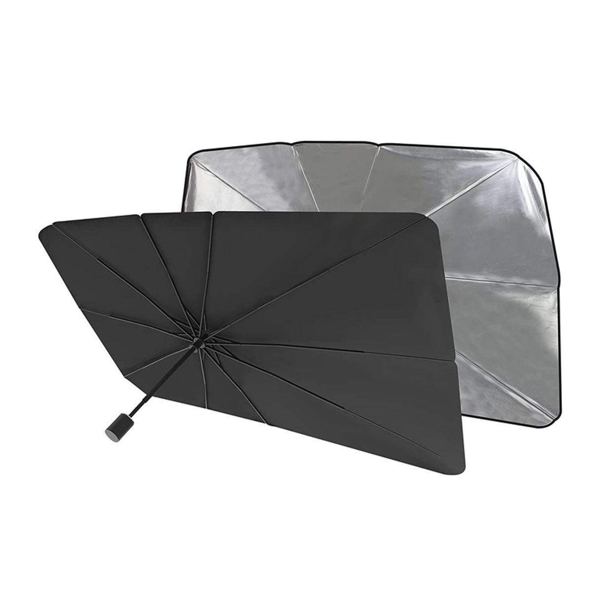 ALTERNATIVE - Quitasol Parabrisas Auto Tipo Sombrilla  2 En 1