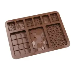 GENERICO - Moldes De Chocolate Moldes Barra De Chocolate Silicona B9