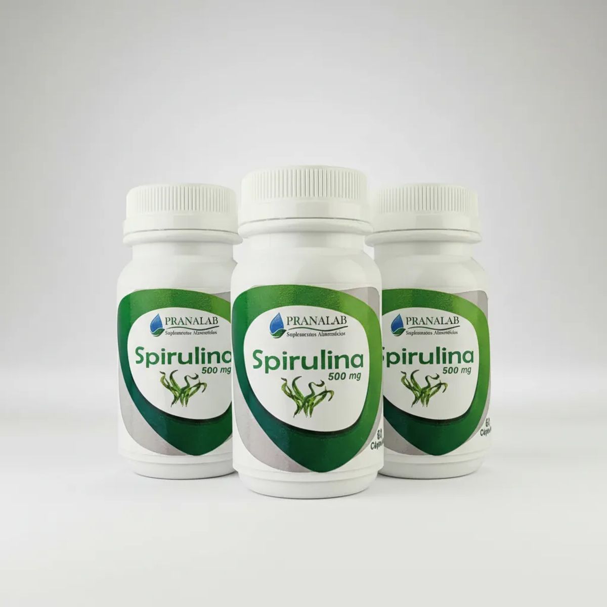 PRANALAB - ESPIRULINA  500mg Pranalab Pack 180 Cápsulas
