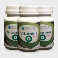 Vitamina D3 800ui Pack 3 Frascos 90 Cápsulas