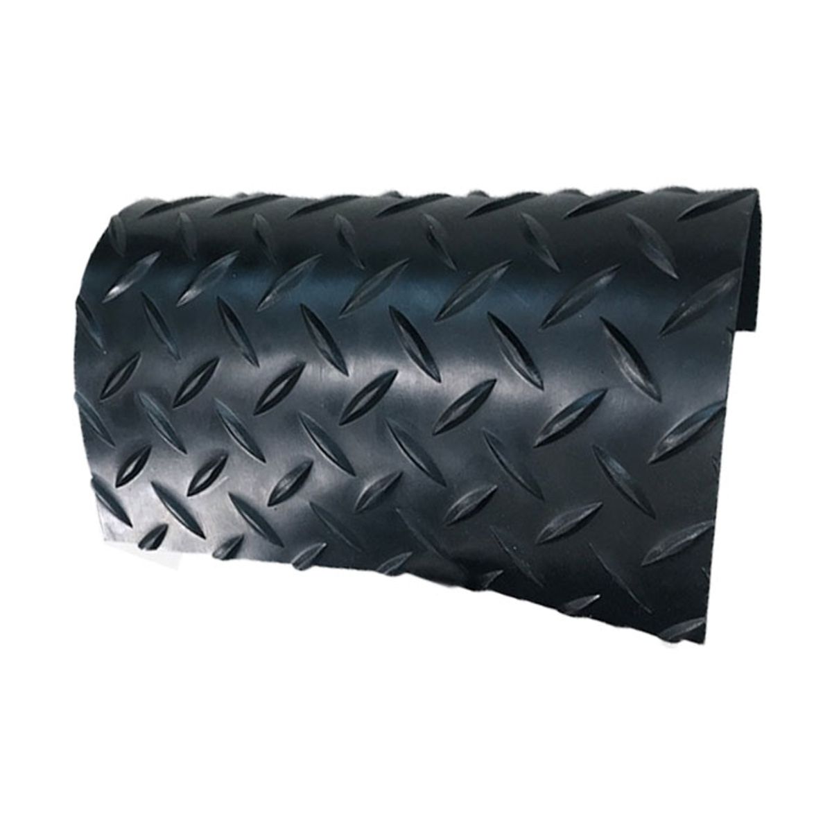 GENERICO - Piso goma antideslizante diamantado 3mm 1mt x 1mt