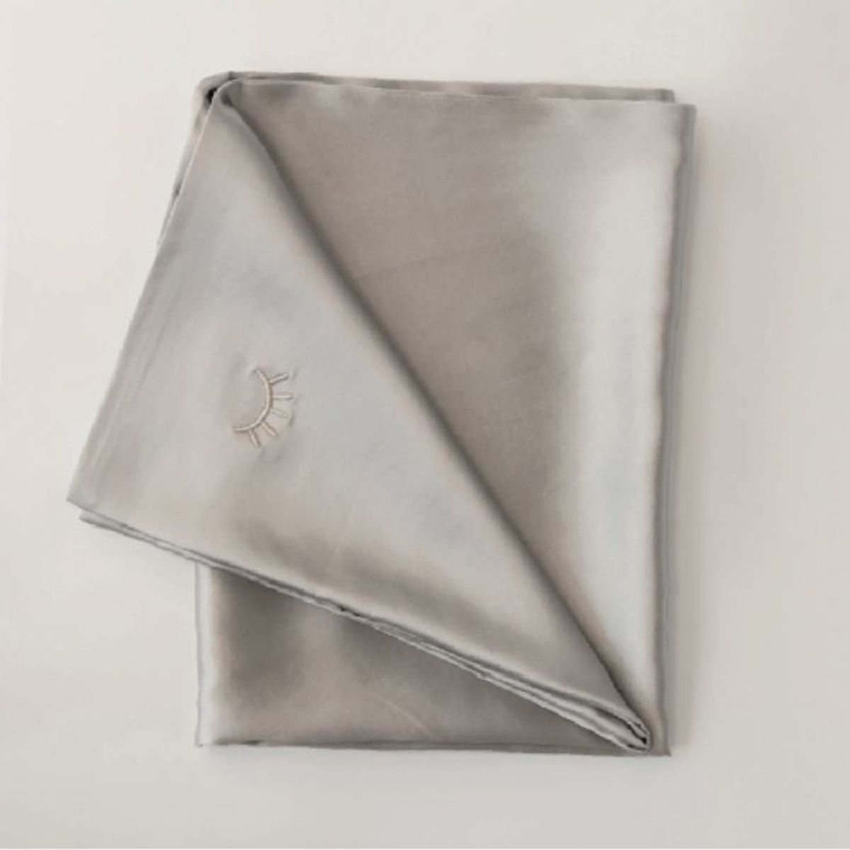 DRIMS BEAUTY - Funda De Seda Gris Perla