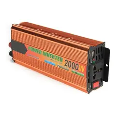 GENERICO - Inversor Convertidor Voltaje 2000w Batería 12 Volts A 220volt