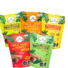BOA VIDA - Pack 5 Palitos Salados de Mandioca Grandes Surtidos