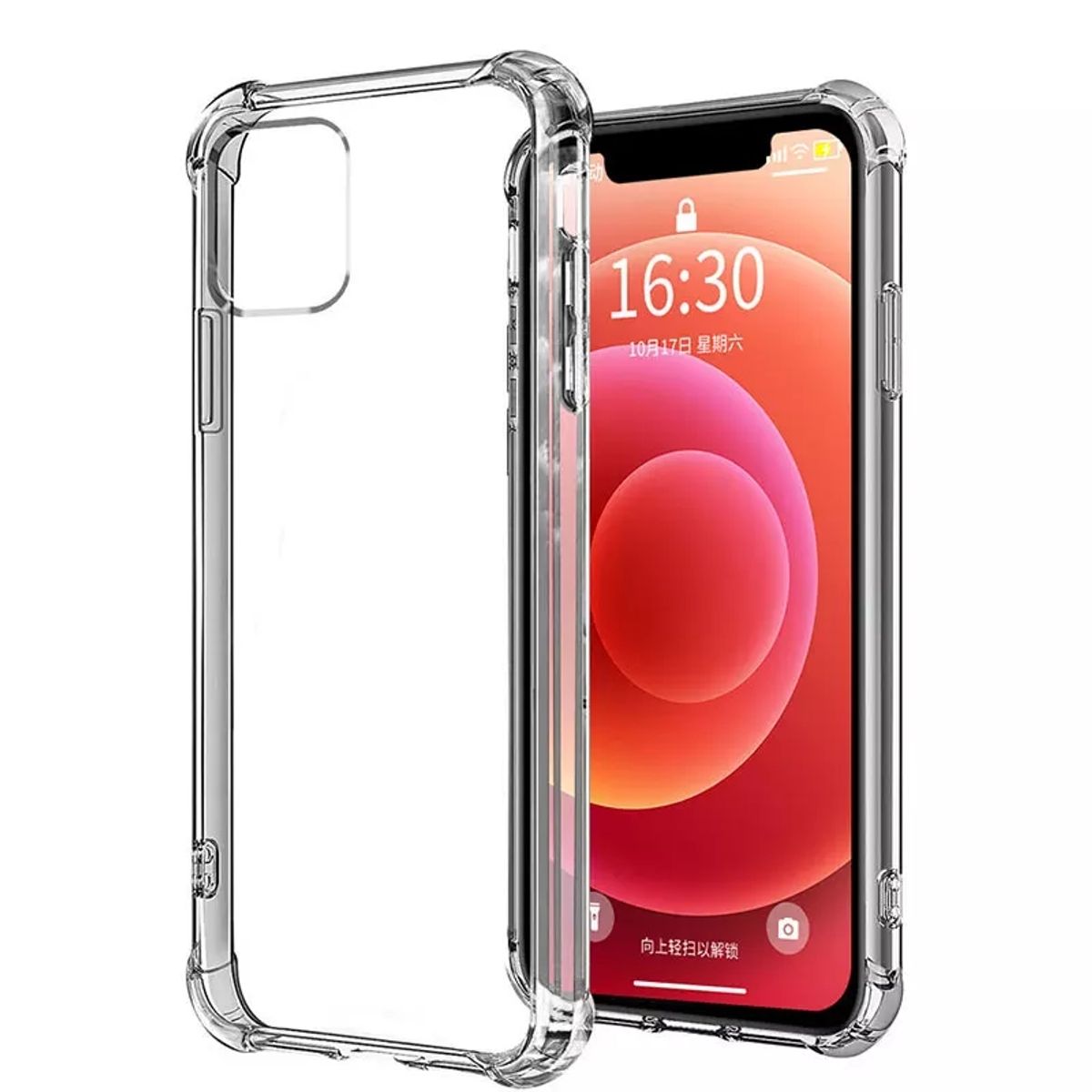 GENERICO - Carcasa iPhone 11 Reforzada y lámina Cámara  y Vidrio Full pantalla