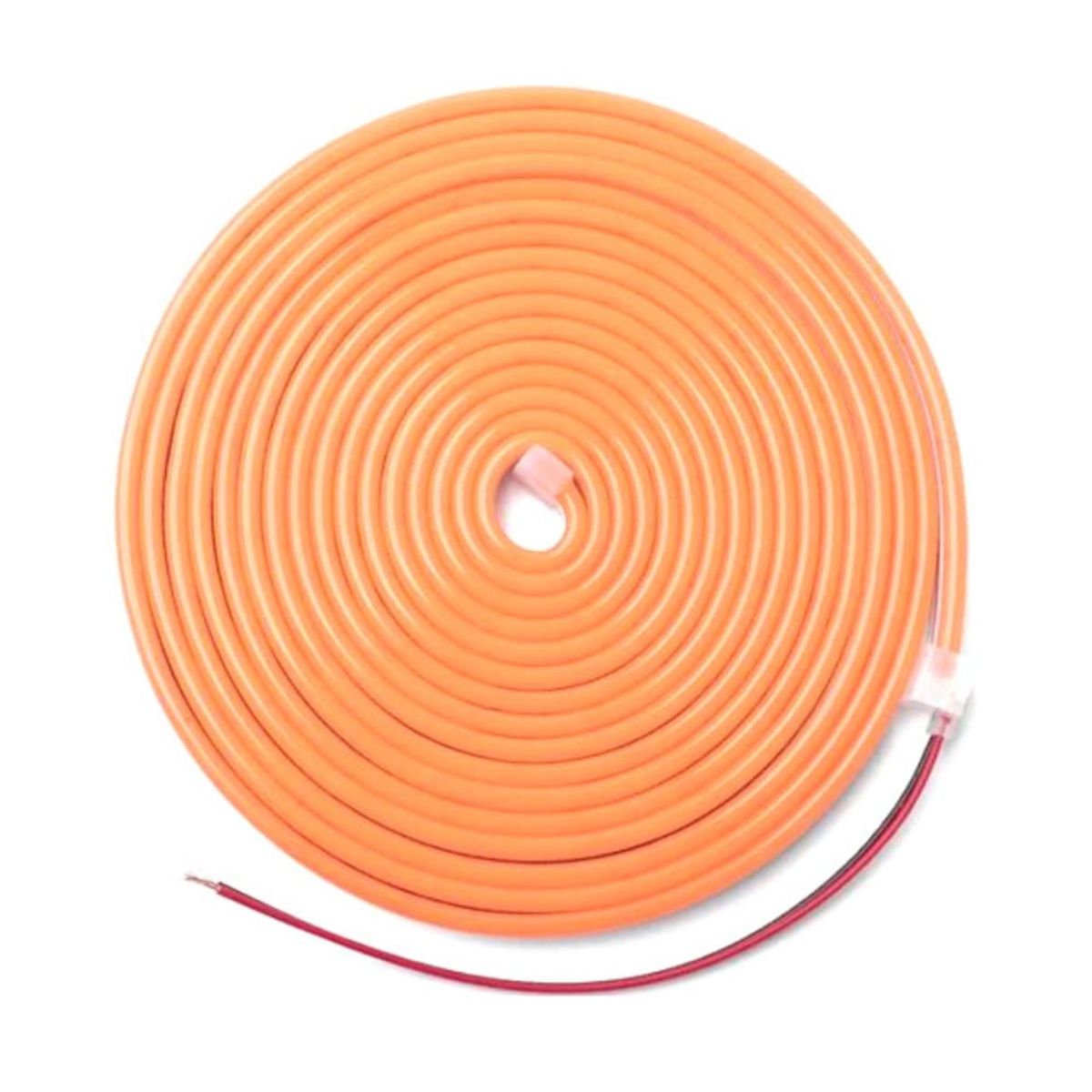 GENERICO - Cinta Led 2835 Neon Flexible Ip65 12v 5 Metros Naranja