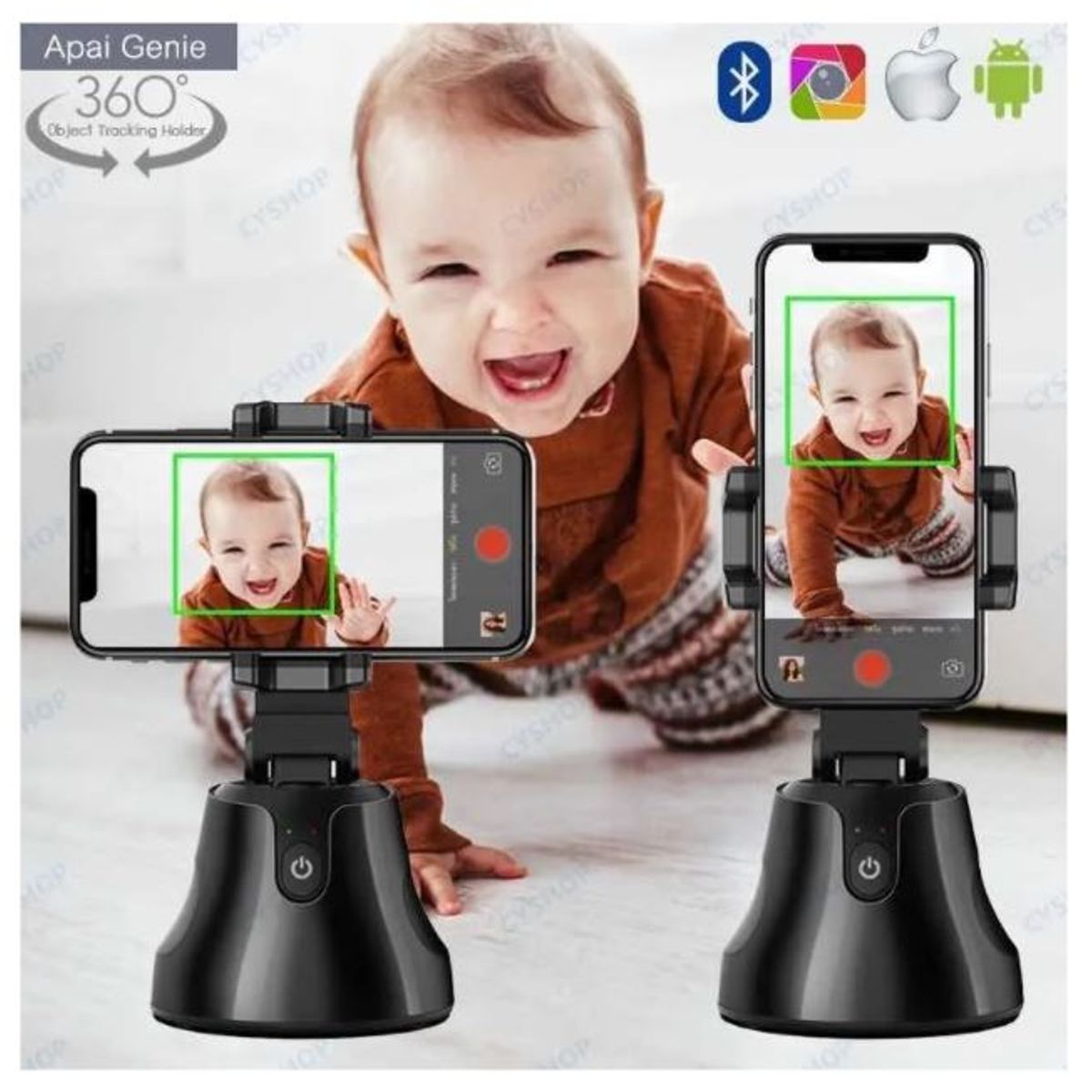 GENERICO - Trípode Inteligente Selfie Vertical Horizontal 360°  Tiktok