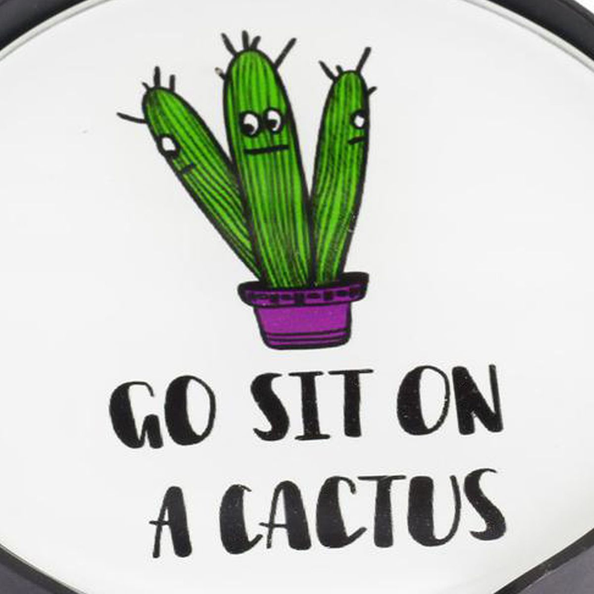 MALLORCA - Set de Posavasos Cactus Go Sit Circular 7 Piezas