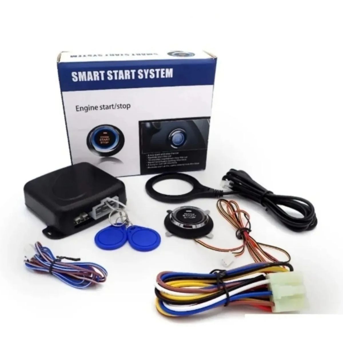 GENERICO - Boton De Arranque Encendido Antirrobo Start Stop Para Autos