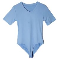 Polera Body Para Mujer Con Fibra De Bambu - Mangas Cortas