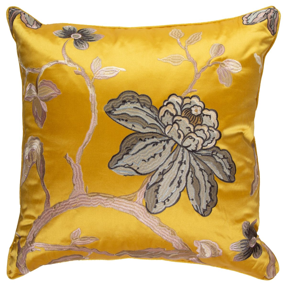 SUEÑO BLANCO - COJIN VERSALLES EN AMARILLO