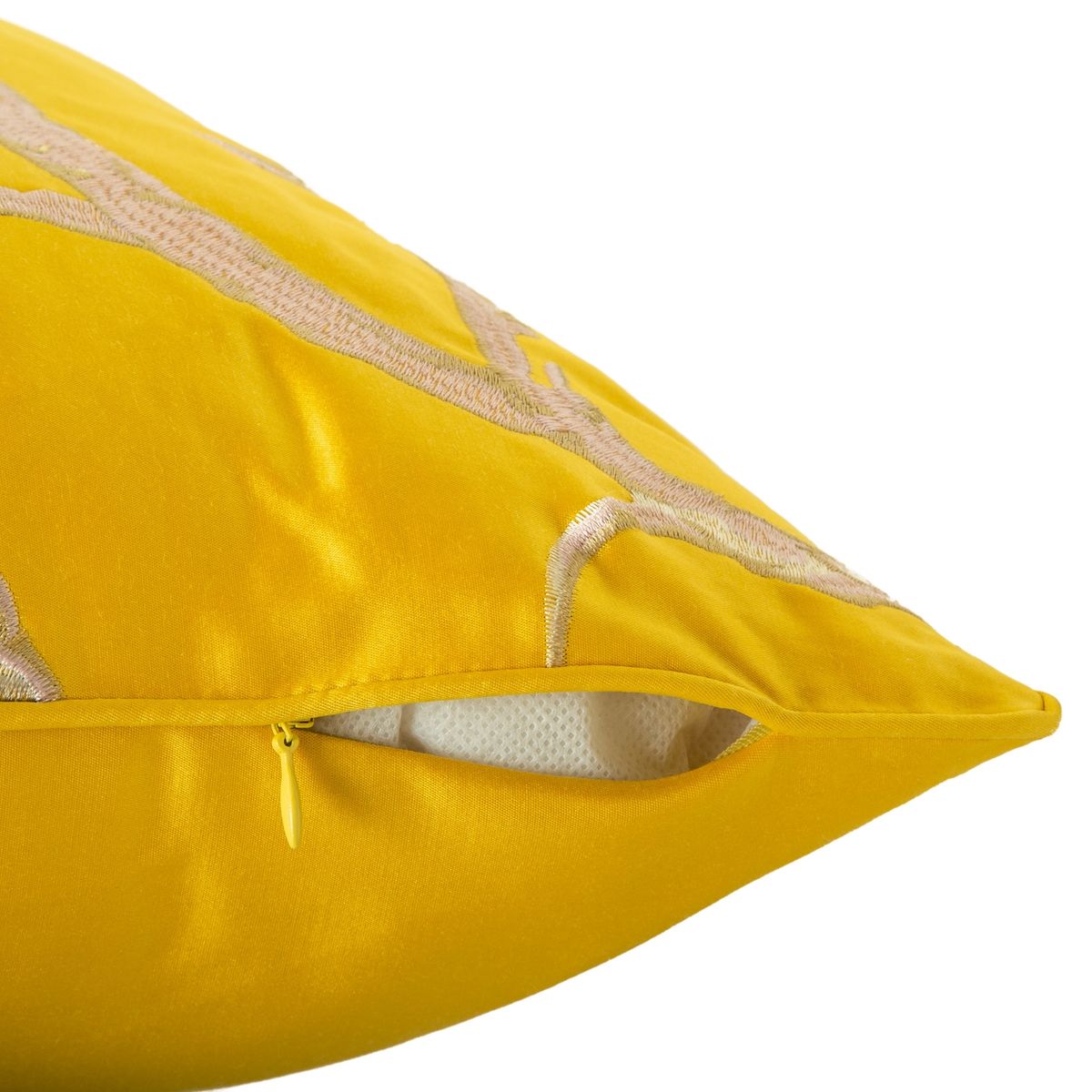 SUEÑO BLANCO - COJIN VERSALLES EN AMARILLO