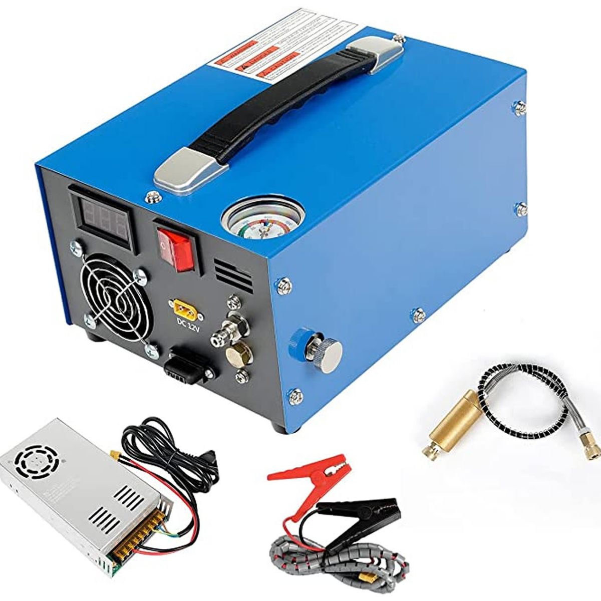 DETODOYMAS - Compresor De Aire Pcp Auto 12v 30mpa 4500psi DETODOYMAS