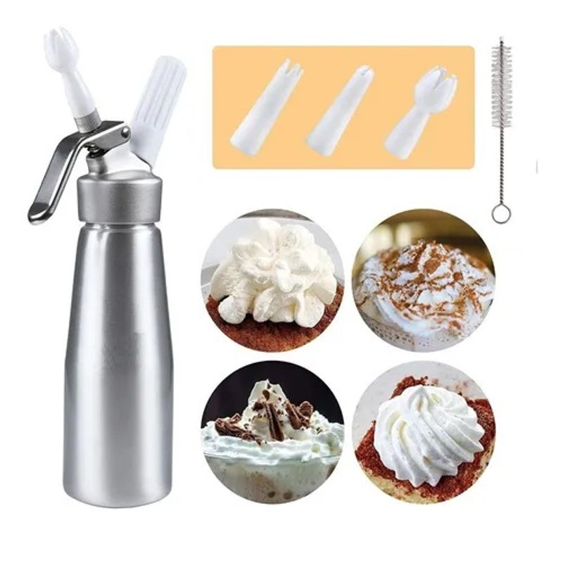 GENERICO - Sifon De Crema Batida Sifon Crema Chantilly Sifon Cocina 500ml 08463