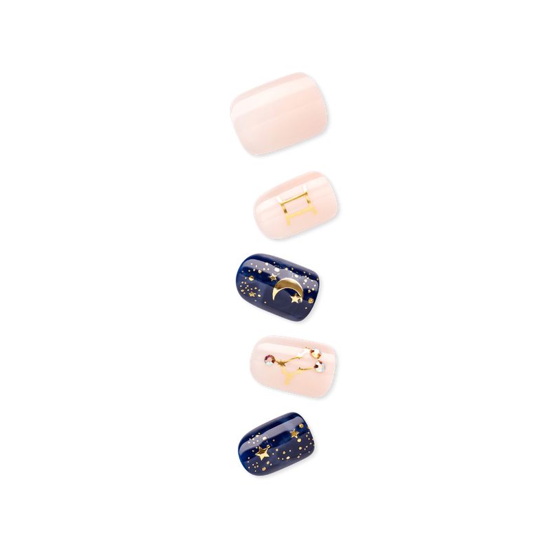 KISS BY IMSIBEAUTY - UÑAS IMPRESS ZODIACO - GEMINIS
