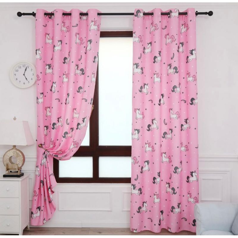 GENERICO - Set de Cortinas Blackout  Visillo Infantil