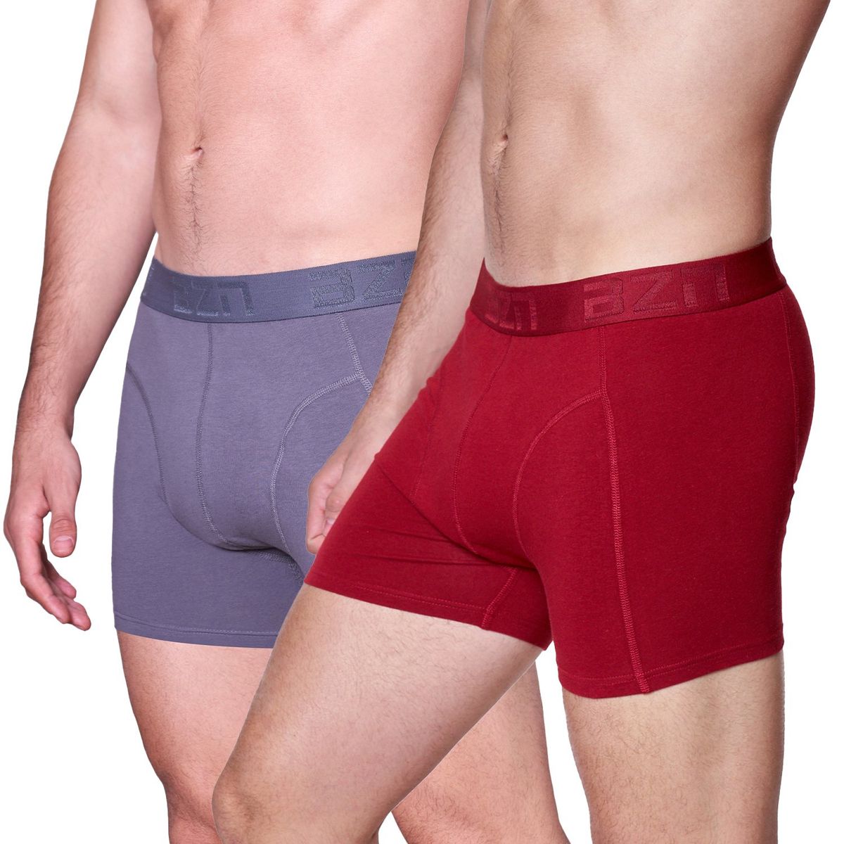BAZIANI - Pack2 Boxer Algodón Lycra Hombre 5423