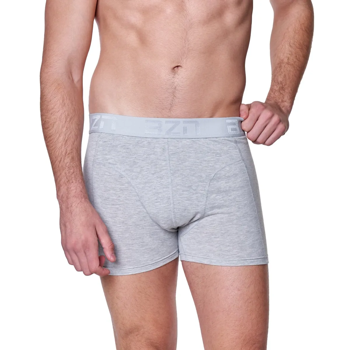 BAZIANI - Pack2 Boxer Algodón Lycra Hombre 5423