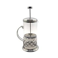Tetera Cafetera De Vidrio Francesa 1000ml Acero Inoxidable