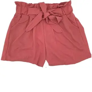 GARSIL - Short Mujer Liso Para Mujer ConTiro Alto - Casual Con Pretina Elástica