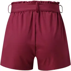 GARSIL - Short Mujer Liso Para Mujer ConTiro Alto - Casual Con Pretina Elástica