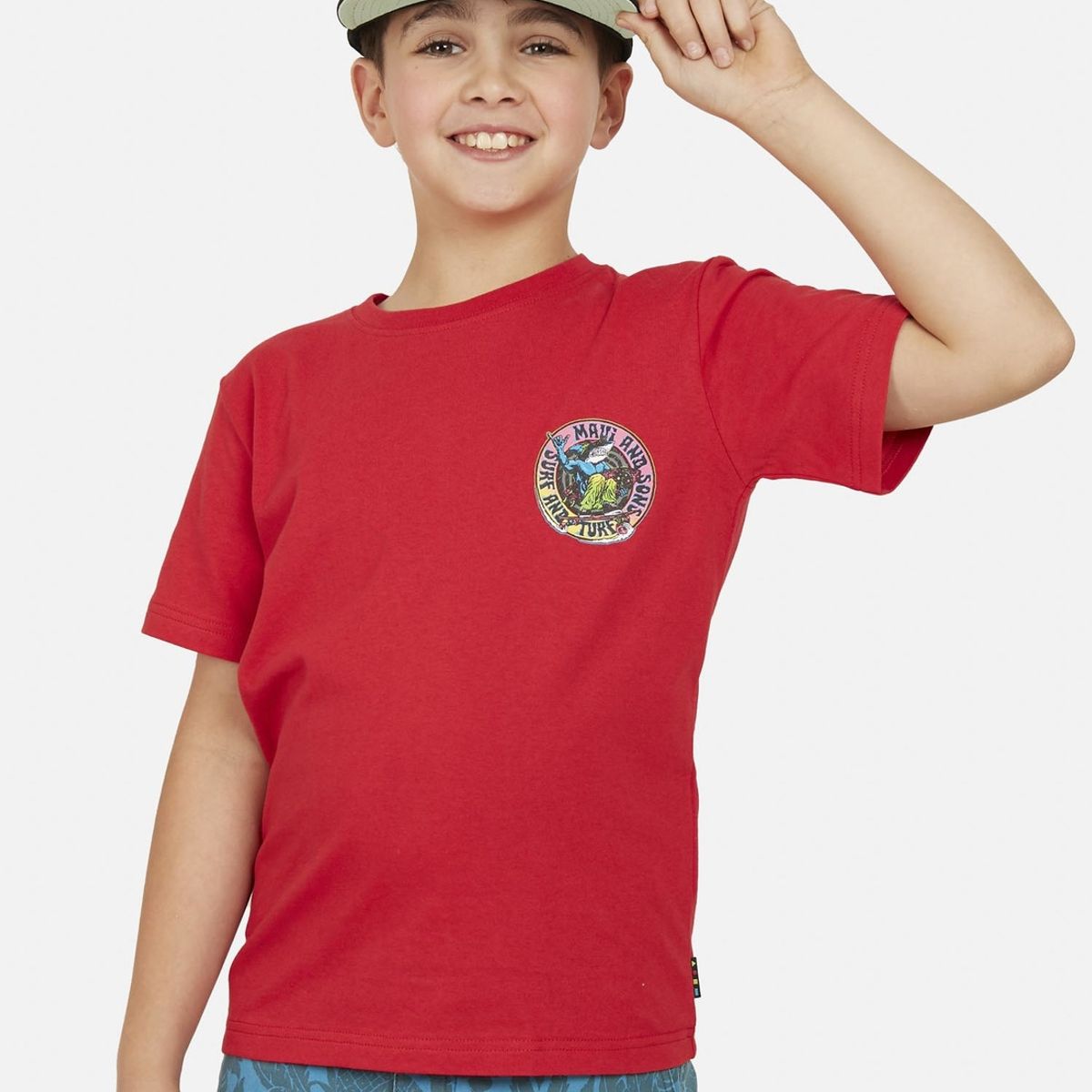 MAUI AND SONS - Pack Polera Jockey 5AV1580 Niño Rojo Maui and Sons