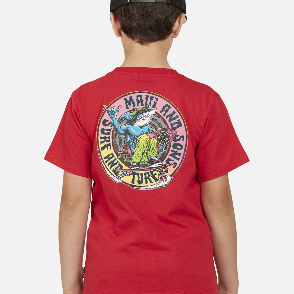 MAUI AND SONS - Pack Polera Jockey 5AV1580 Niño Rojo Maui and Sons