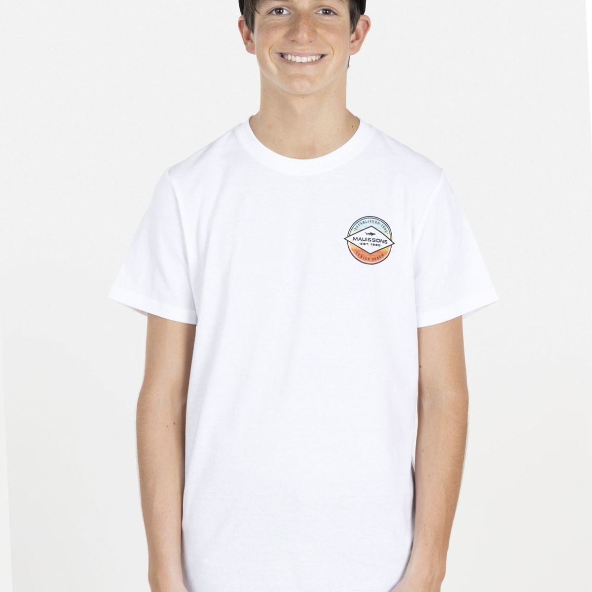 MAUI AND SONS - Pack Polera Jockey 5AV1577 Hombre Blanco Maui and Sons