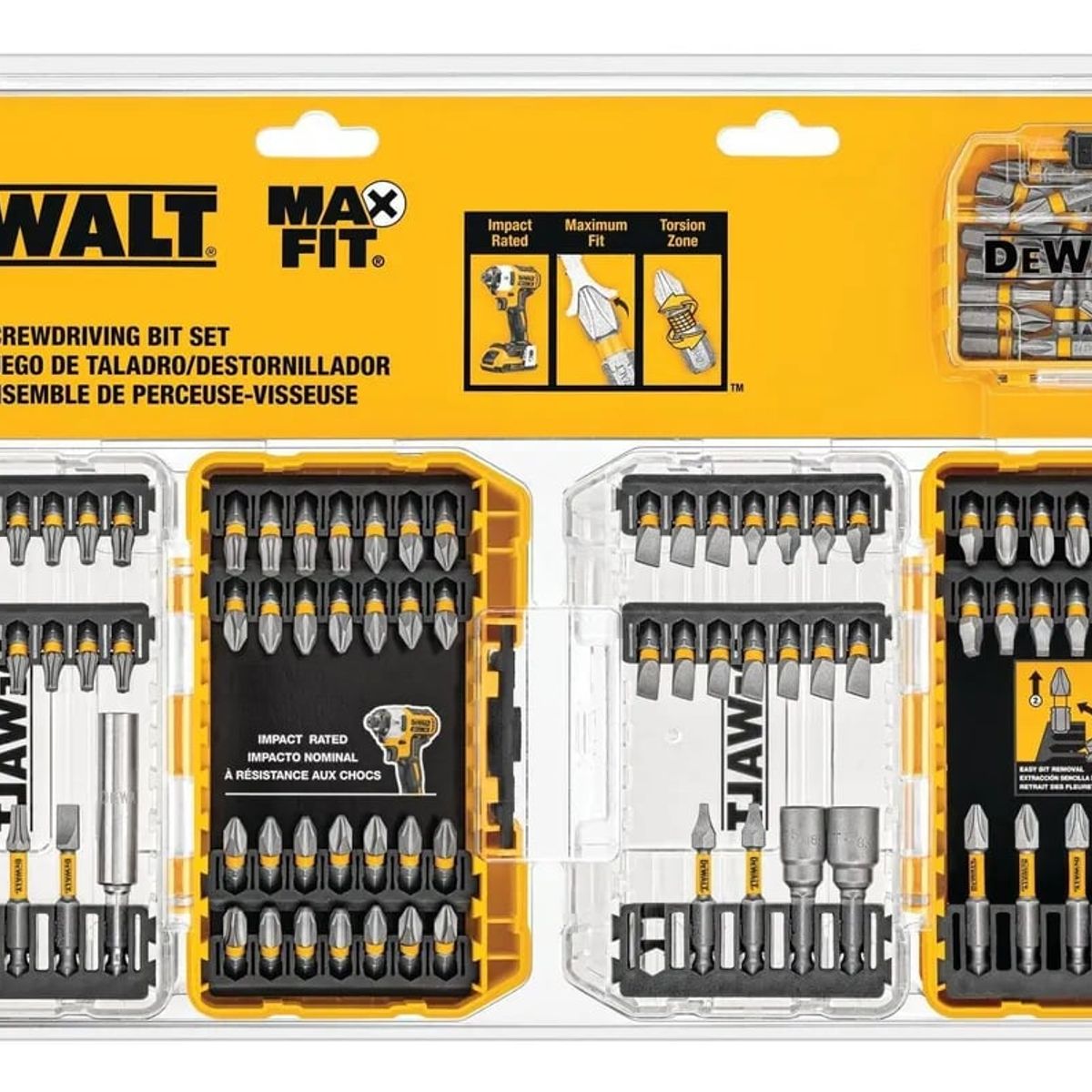 DEWALT - Set Atornillar 110 Piezas Maxfit Dewalt Dwamf110
