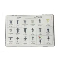 OFERTABKN - Set 460 Clips Broches Puerta Parachoque Auto Tapabarro Reten
