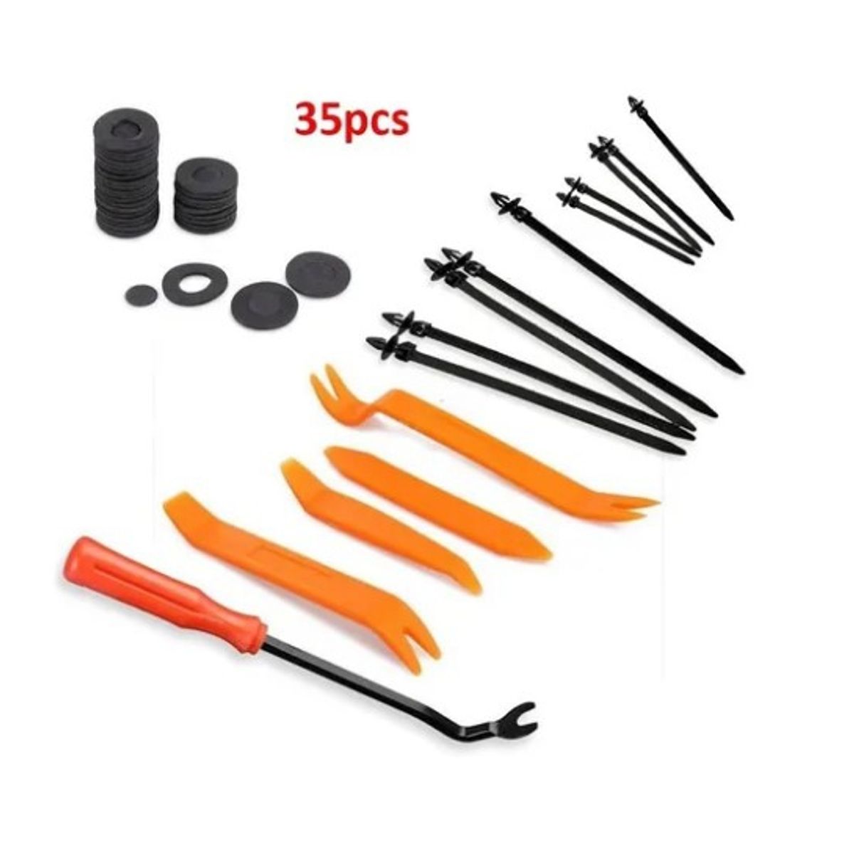 OFERTABKN - Set 460 Clips Broches Puerta Parachoque Auto Tapabarro Reten