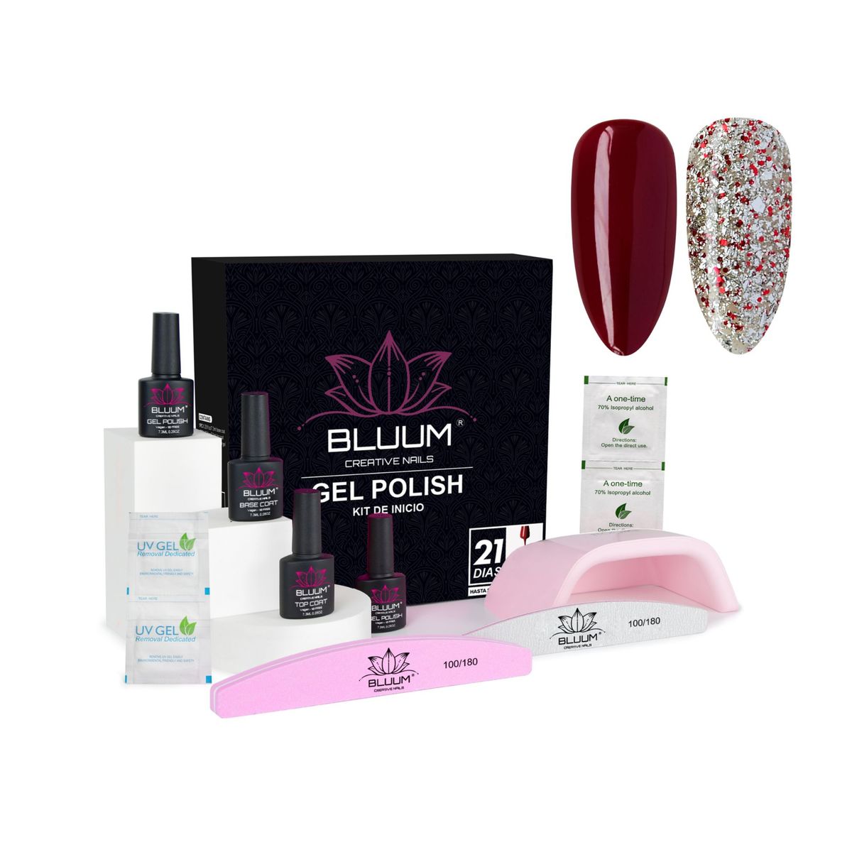 BLUUM - Kit De Esmaltado Permanente Profesional Bluum