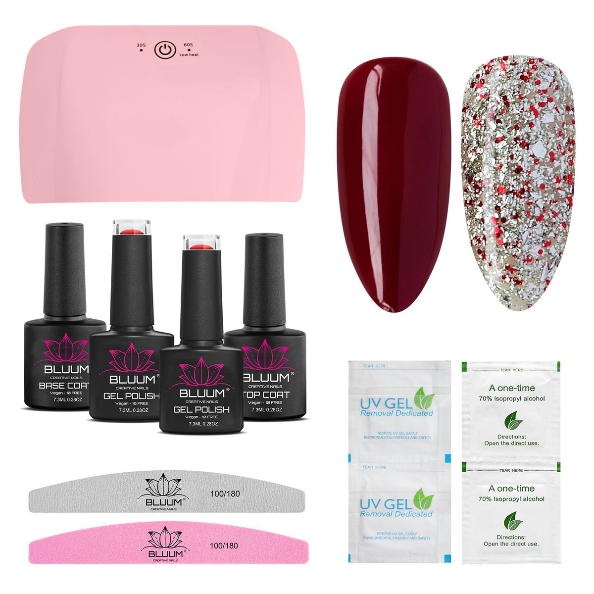 BLUUM - Kit De Esmaltado Permanente Profesional Bluum