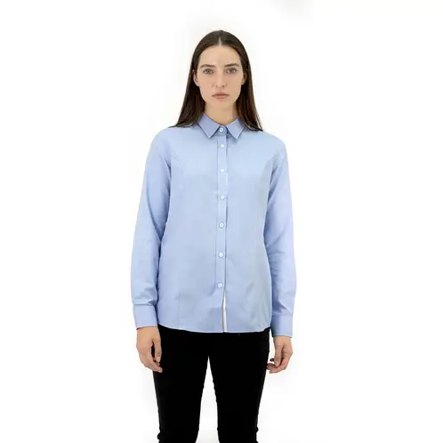 QUEBEC - Camisa Vancouver Celeste Mujer