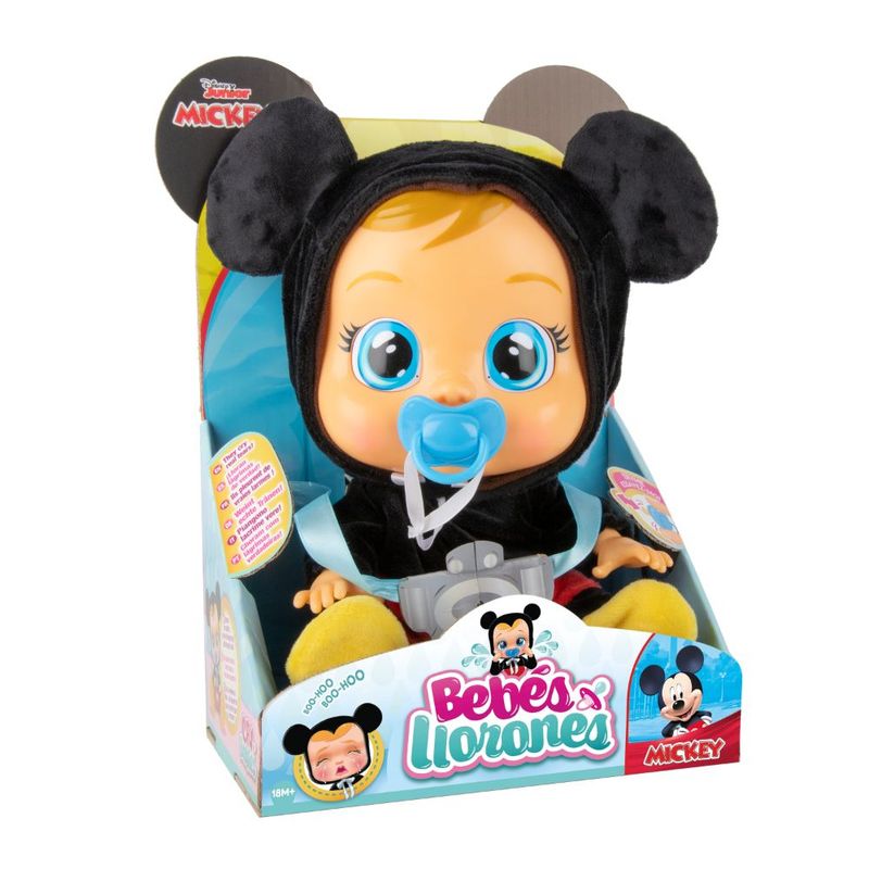 CRY BABIES - Muñeca Bebes Llorones Mickey