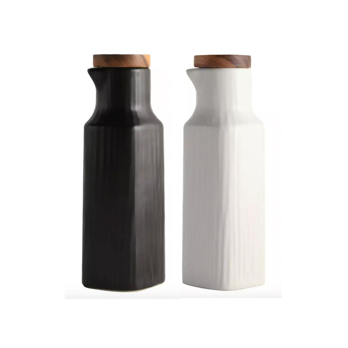 SIMPLIT - Set Alcuza Cerámica 2 Piezas Cuadrada 500 ml Simplit