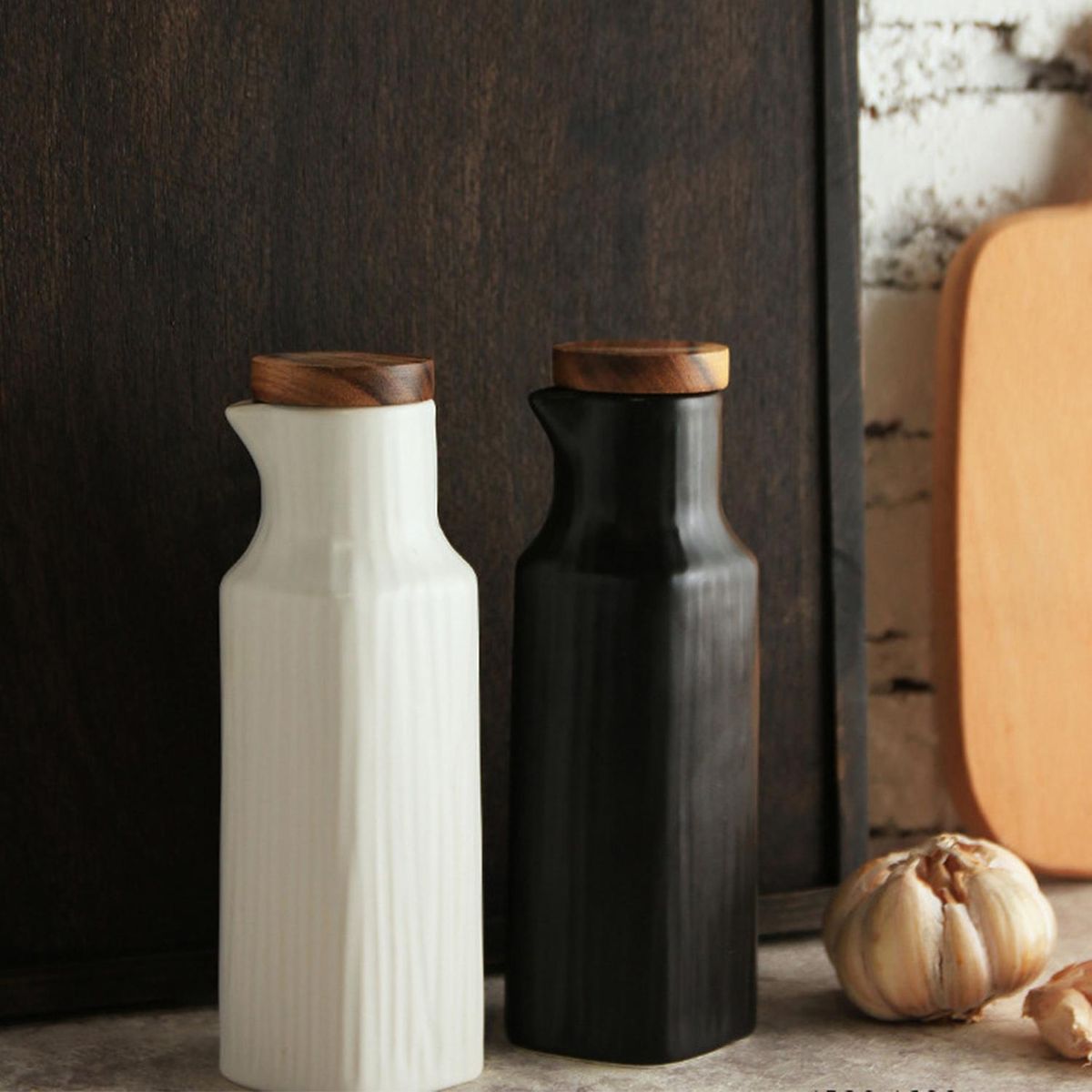 SIMPLIT - Set Alcuza Cerámica 2 Piezas Cuadrada 500 ml Simplit