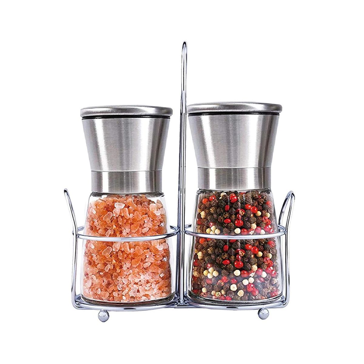SIMPLIT - Set 2 Molinillos de Sal y Pimienta Vidrio Simplit