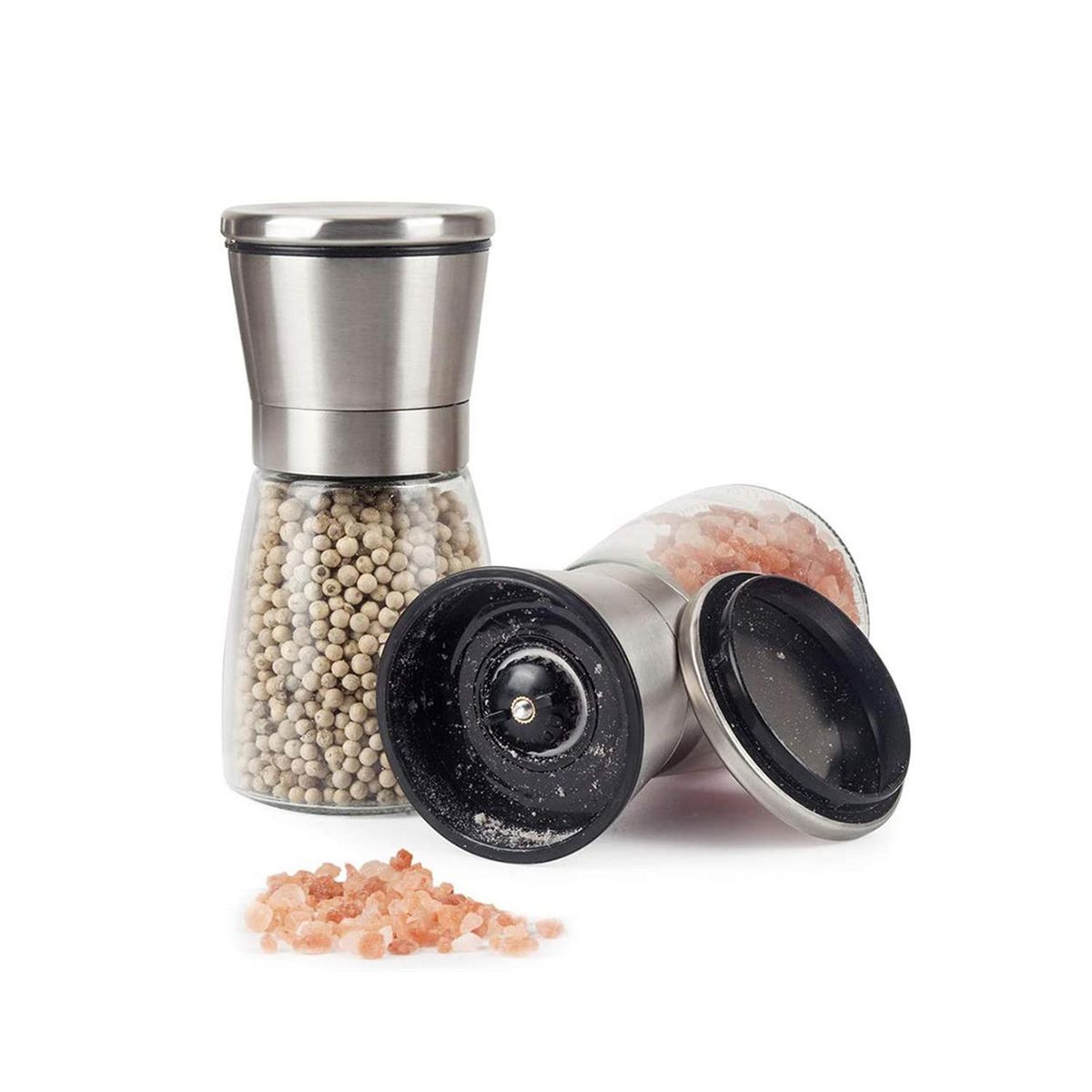 SIMPLIT - Set 2 Molinillos de Sal y Pimienta Vidrio Simplit
