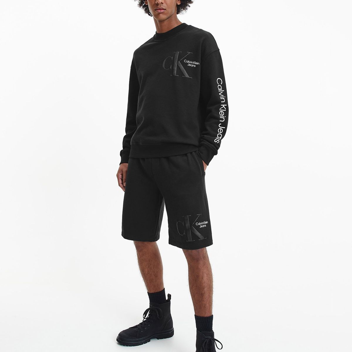 CALVIN KLEIN - Polerón Dynamic Negro Calvin Klein