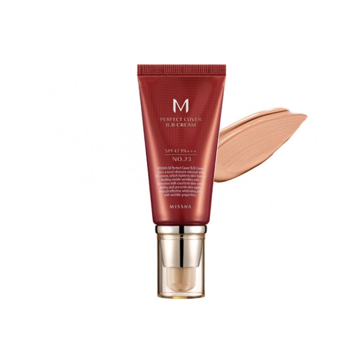 MISSHA - Base con color M Perfect Cover BB Cream Missha 50PA 21 Light beige