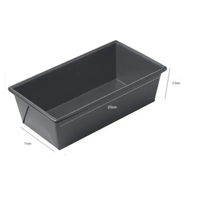 GENERICO - Molde Pan Molde Para Pan De Molde Rectangular Queque 20cm