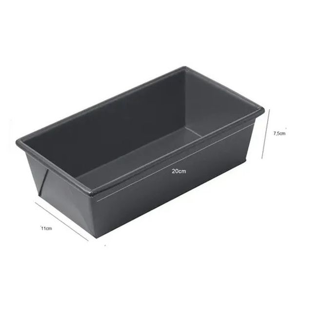 GENERICO - Molde Pan Molde Para Pan De Molde Rectangular Queque 20cm