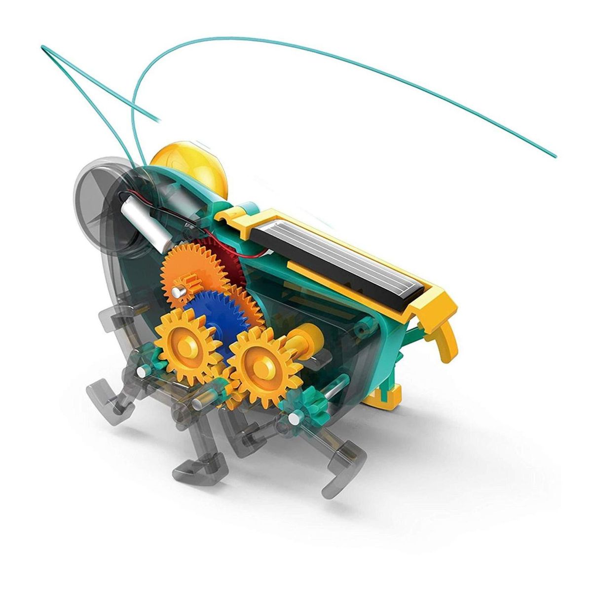 DBLUE - Juguete Robot Solar Grillo Detective