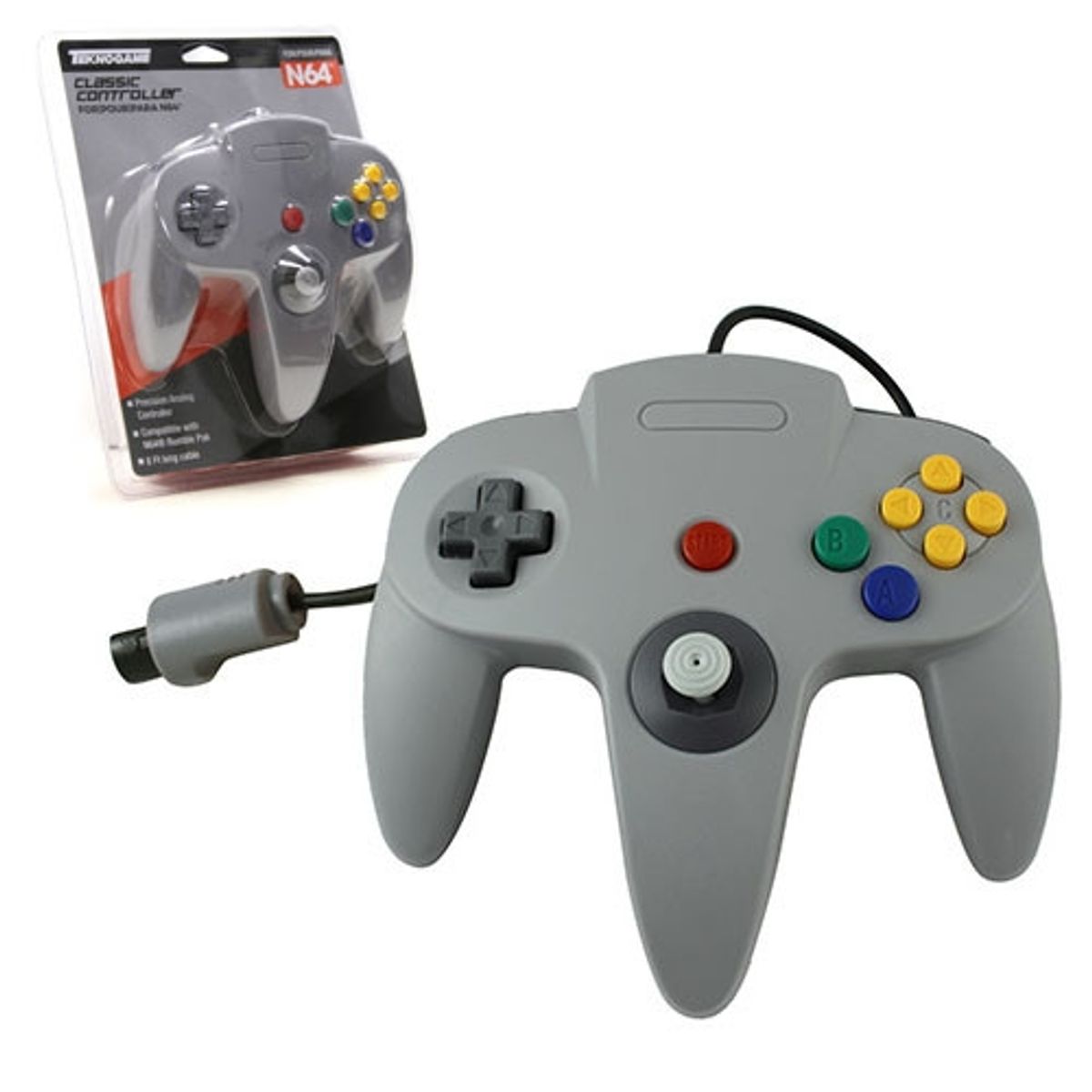 NINTENDO - Control Nintendo 64 Gris - Teknogame - Sniper