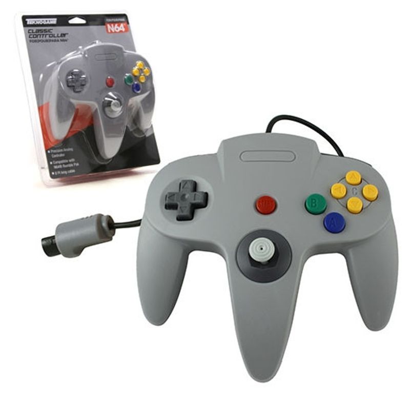 NINTENDO - Control Nintendo 64 Gris - Teknogame - Sniper