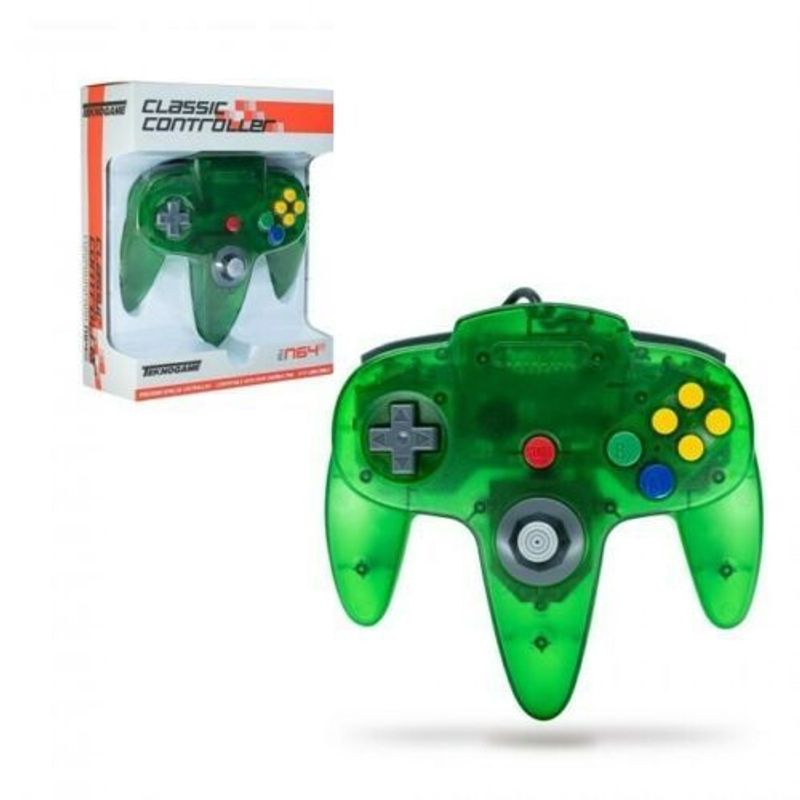 NINTENDO - Control Nintendo 64 Verde Transparente - Teknogame - Sniper
