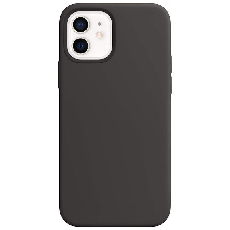GENERICO - Carcasas Colores Silicona Para iPhone 12 / 12 Pro Negro